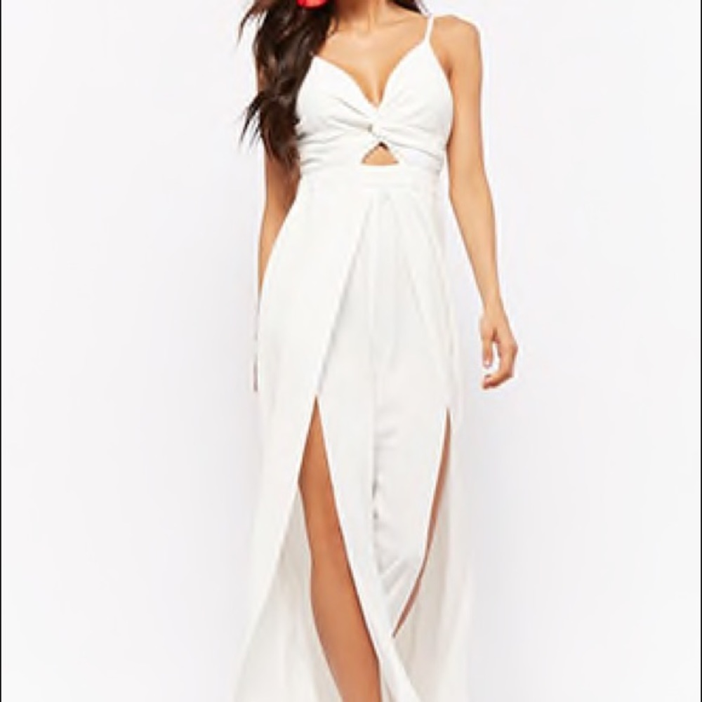 Chiffon Cutout Cami Jumpsuit